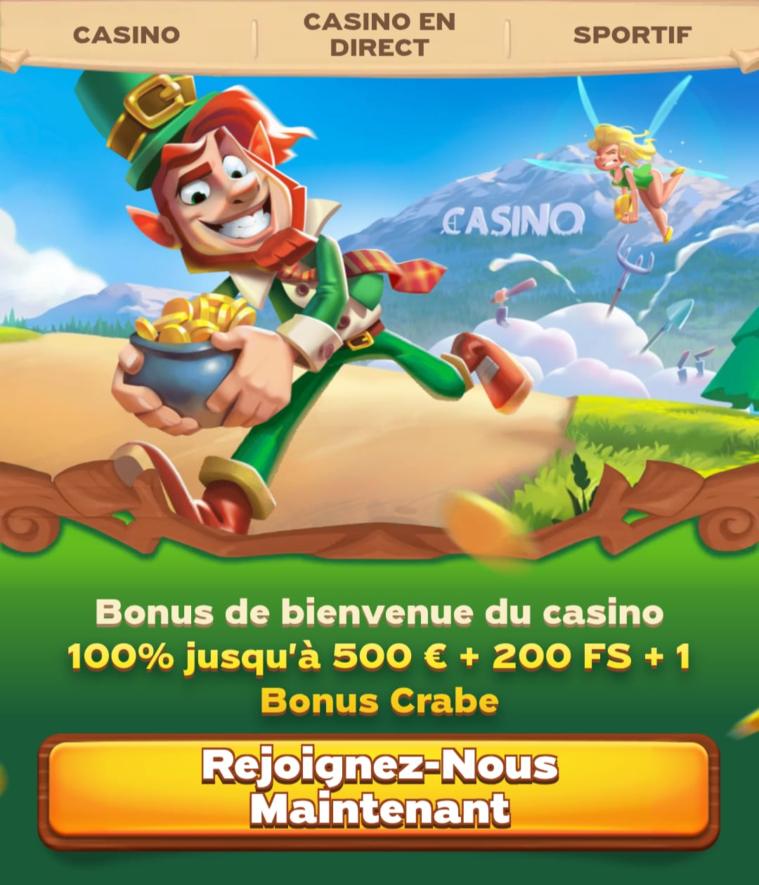 GreenLuck Bonus de bienvenue